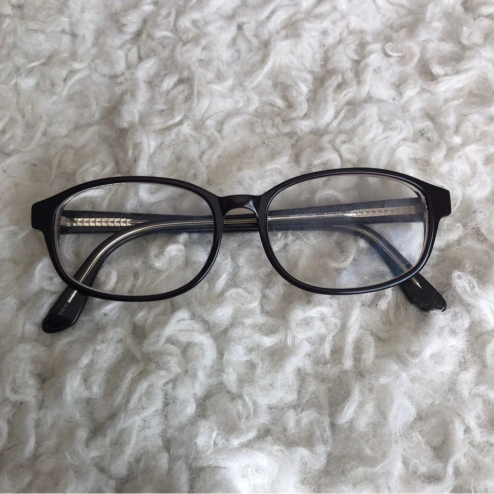 Brown Acetate Oval Eyeglasses Frames only WMFM5198 53-16-145 - Picture 1 of 8